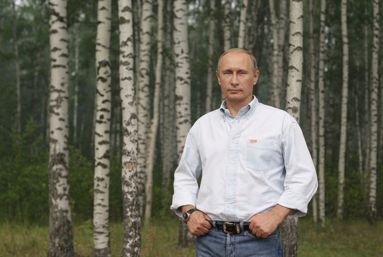 Владимир Путин — Среди березок